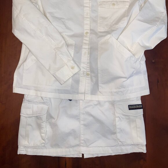 Napapijri Twill Pocket Shirt + Mini Skirt Set - Picture 6 of 16